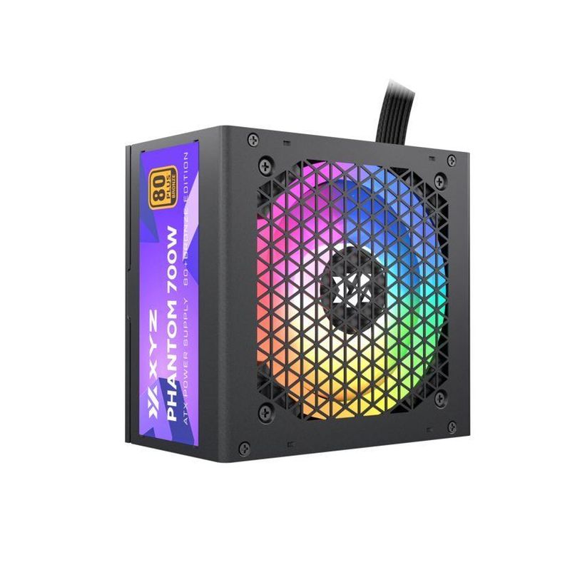 Fuente de Poder XYZ Phantom 700W, Certificada 80 Plus Bronze, PFC Activo-1