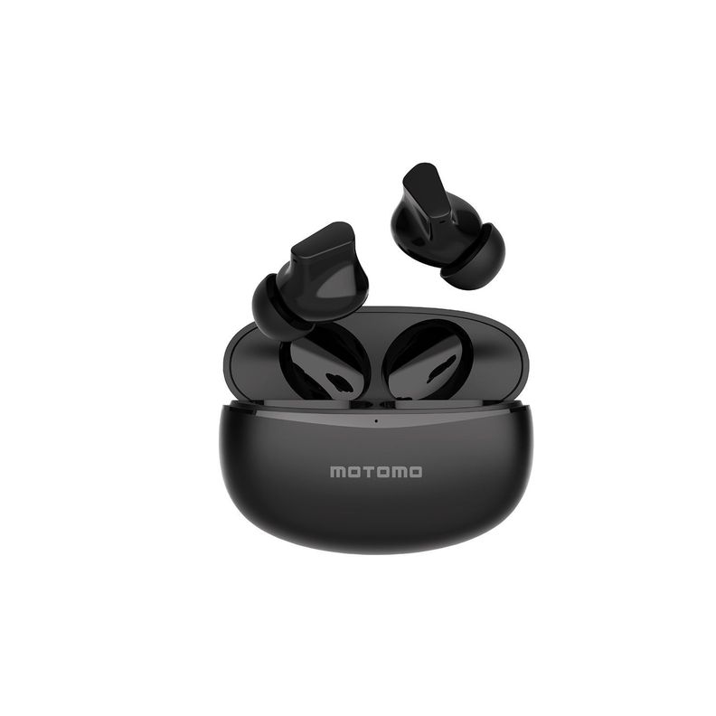 Audífonos Inalámbricos Motomo MICROBUDS, True Wireless, In-Ear, Bluetooth, Color Negro -0