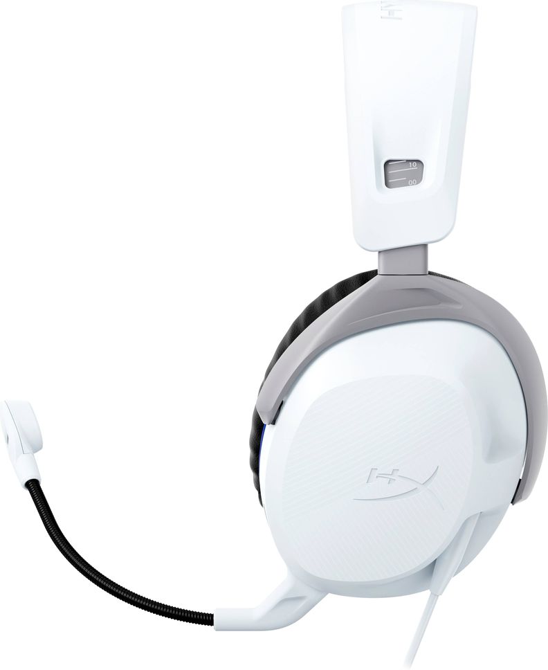 Audífonos Gamer HyperX Cloud Stinger 2, 3,5mm, PS5, Color Blanco-4
