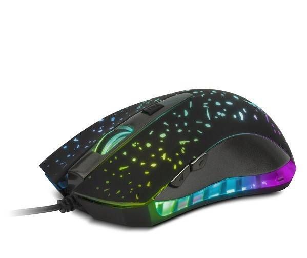 Mouse Gamer Xtech XTM 410 6 botones 2400 DPI Linghted mouse Negro