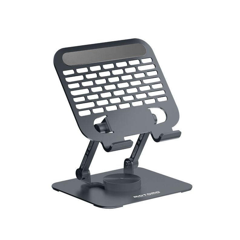 Soporte para Tablet Motomo SO-02, Color Grafito, 12.9'', con Giro 360°-1