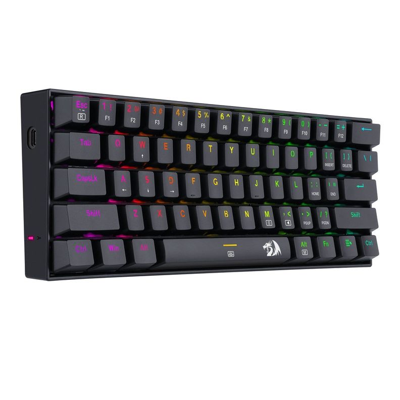 Teclado Gamer  K630RGB Dragonborn, Mecánico, Switch Blue, Negro, Inglés-3