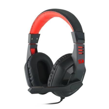 Audífono Redragon Ares H120, On-Ear, Black/Red-0