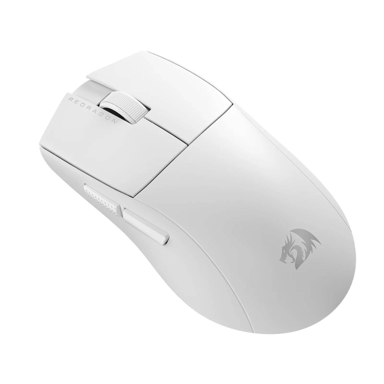 Mouse Gamer Inalámbrico Redragon K1NG M916 PRO, 1000hz, Blanco-1
