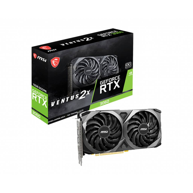 Tarjeta de Video MSI Nvidia GeForce RTX 3060 VENTUS 2X 12G OC, 12GB GDDR6, 192-bit-0