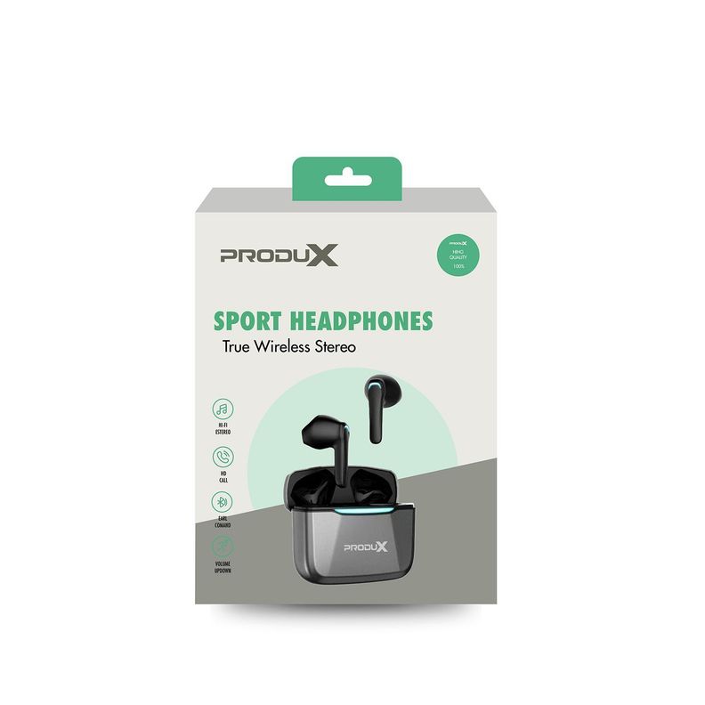 Audífonos Inalámbricos Motomo Produx YB048, In-Ear, True Wireless, Bluetooth, Color Gris -2