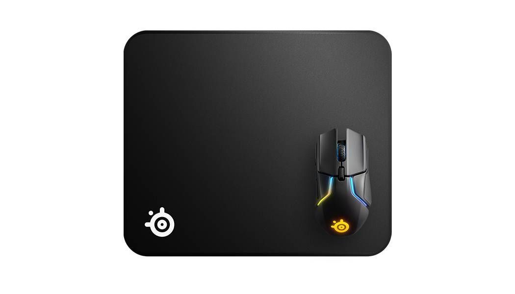 MousePad Gamer Steelseries QcK Edge Series, Medium, Color negro, 32x27cm-1