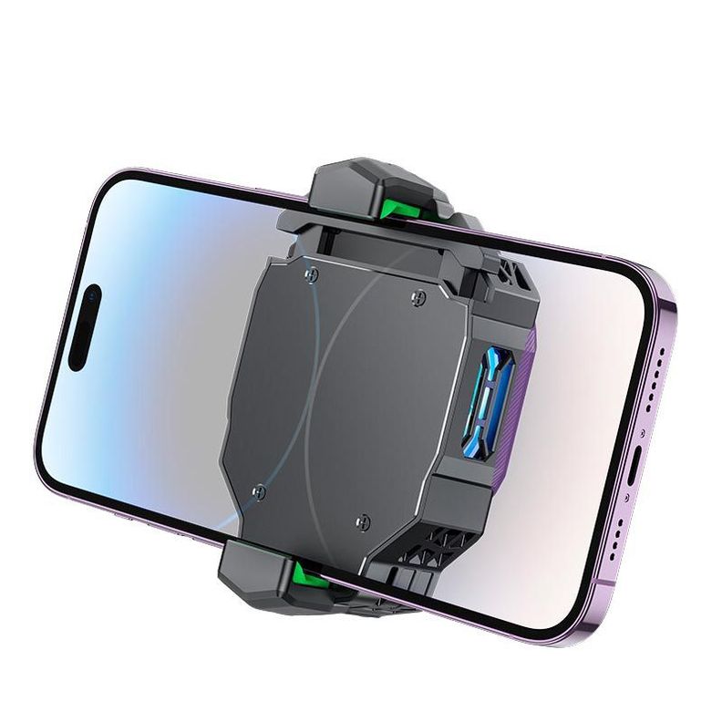 Cooler para celular Motomo LS-F18, USB-C, Color Morado-1