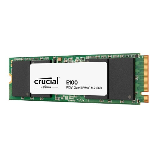 Unidad SSD Crucial E100, 1TB, M.2 2280, NVMe PCIe 4.0 x4, Lect 5000MB/s Escr 4500MB/s-2