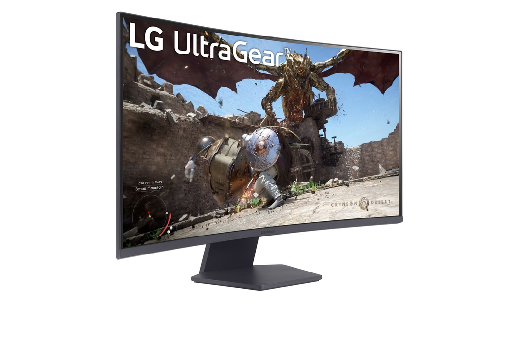Monitor Gamer LG Ultragear Curvo, 32" QHD, 180hz, 1ms, Panel VA, AMD FreeSync, HDR 10-3