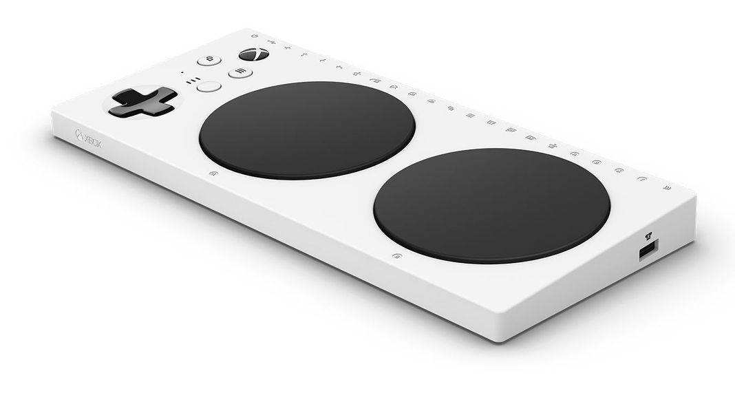 Control Adaptativo Microsoft Xbox One, Inalámbrico, Bluetooth, USB-C, 19 Puertos 3,5 mm, Blanco-4
