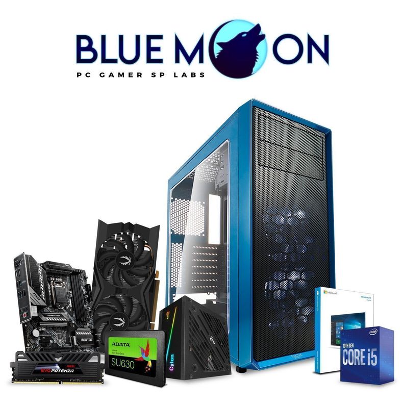 PC Gamer SP Labs Blue Moon, GTX 1660 i5-10400 W10H-1