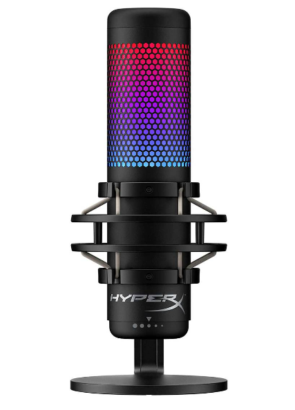 Micrófono Profesional Gamer HyperX QuadCast S RGB-0