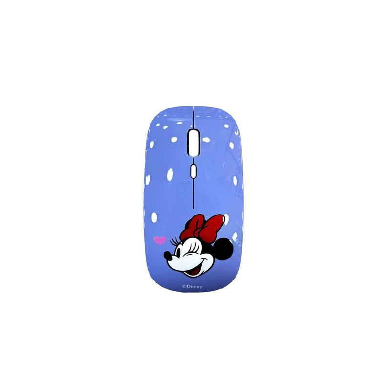  Kit Teclado y Mouse Inalámbrico Motomo Minnie Good Vibes, Bluetooth, Color Morado -1