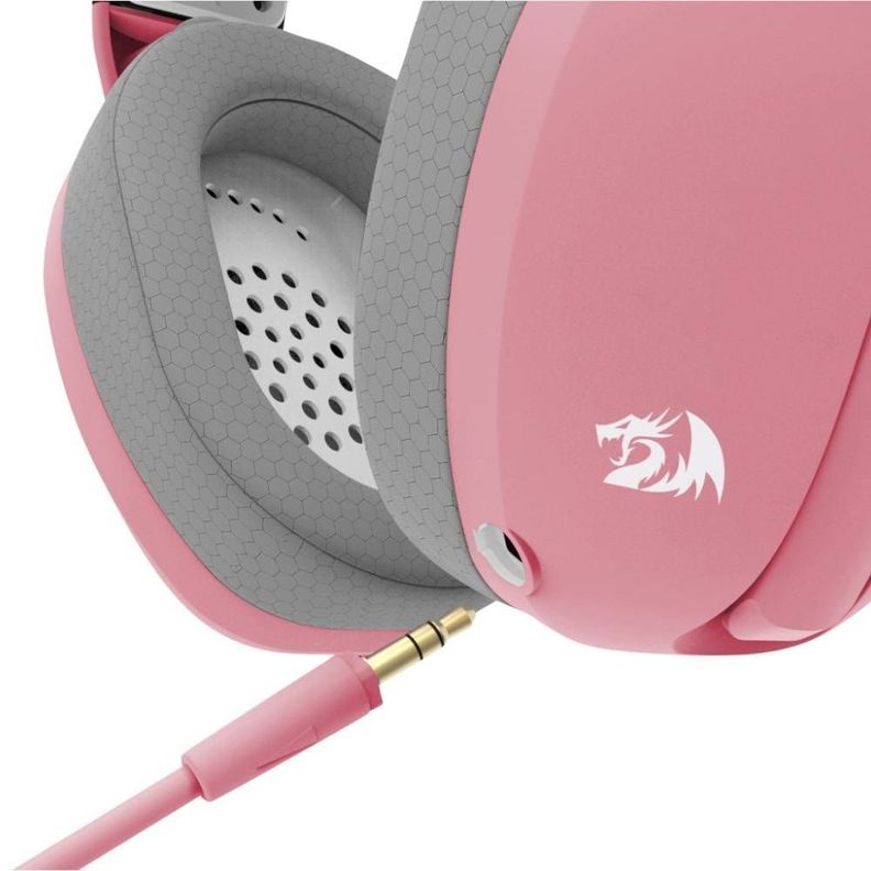 Audífonos Gamer Redragon H848 Ire Pro Bluetooth, Micrófono flexible, Pink-3