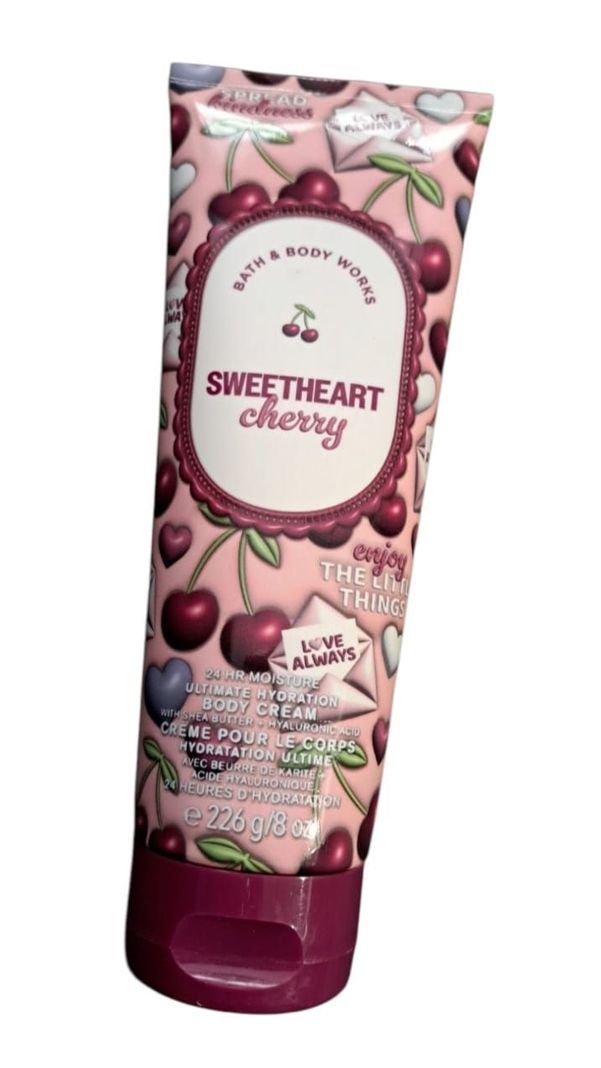 Body Cream. Sweetheart Cherry. Bath & Body Works. 226g.-0