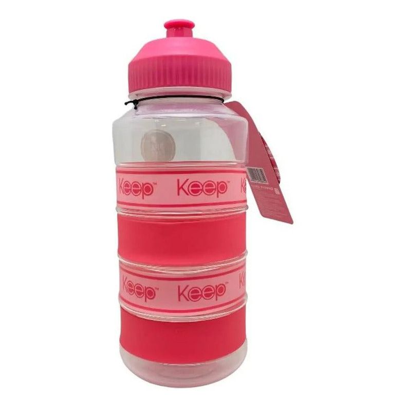       Botella De Agua Deportiva 1l Big Brands Color Rosado-0