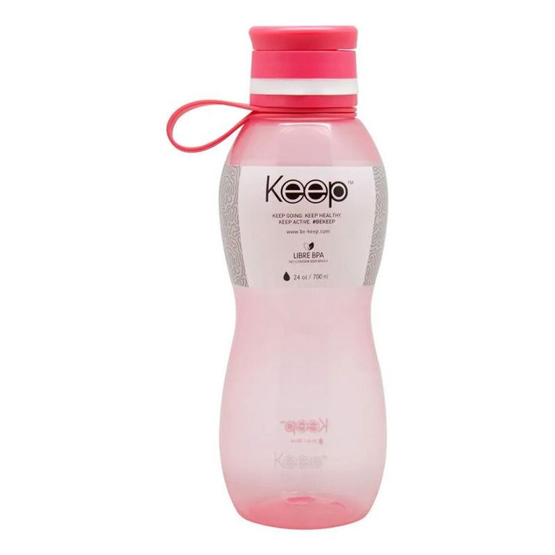 Botella De Agua Deportiva Pp Value 700ml Keep color rosado-0