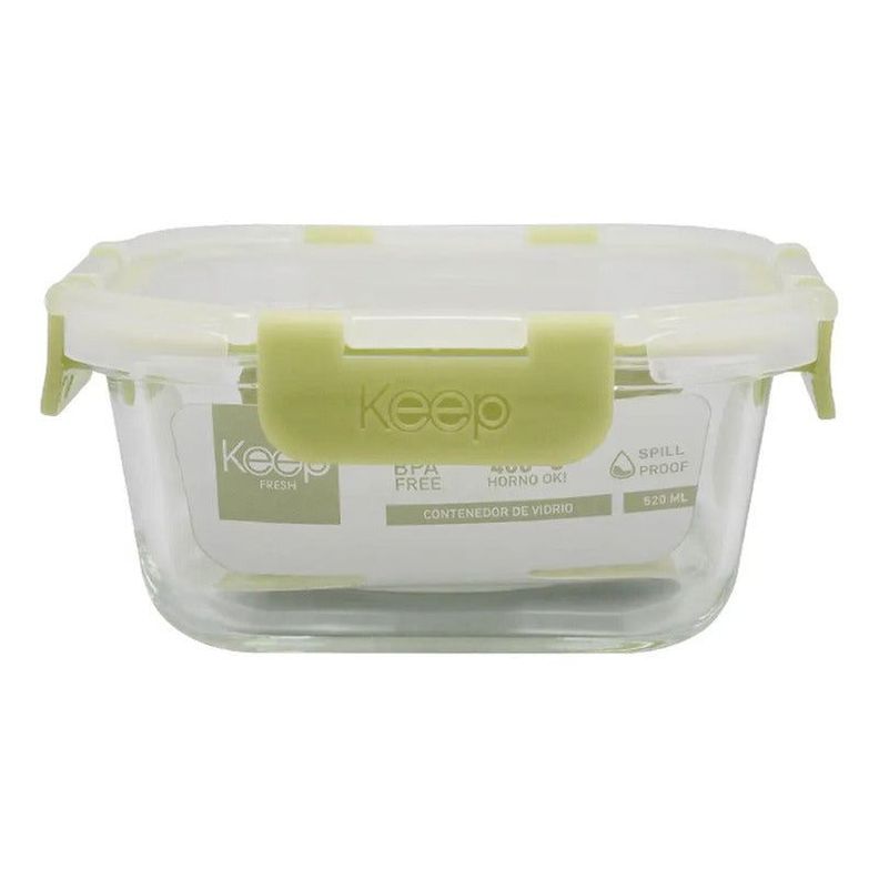      Contenedor Hermético 520 Ml Keep Color Verde-0