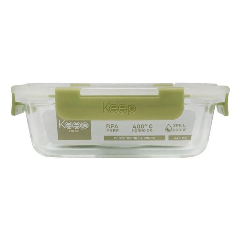      Contenedor Hermético 640 Ml Keep Color Calipso-0