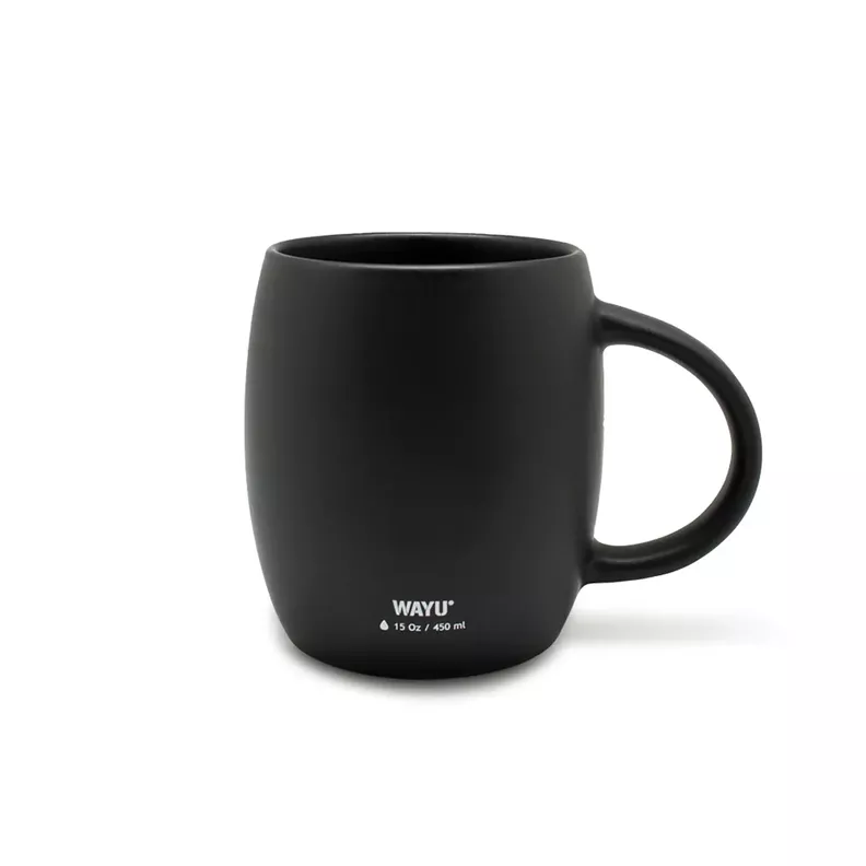 Mug De Cerámica Wayu Black De 440ml-1