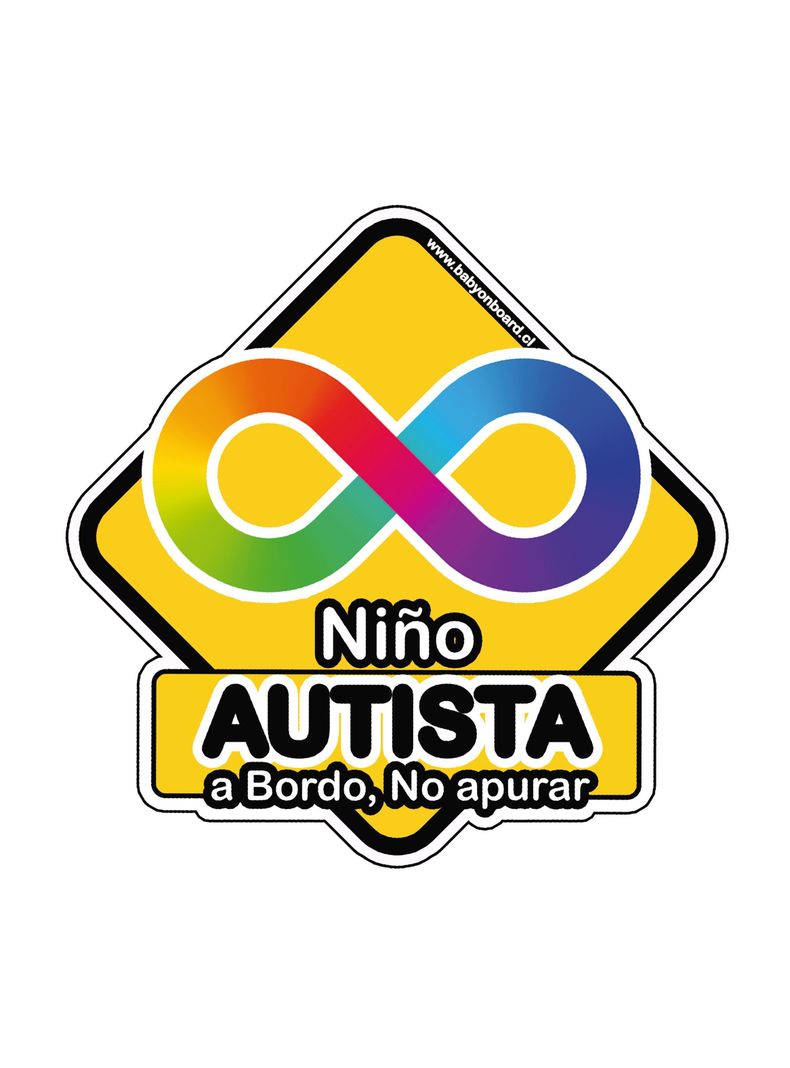 Bebé a Bordo Niño con Autismo-0