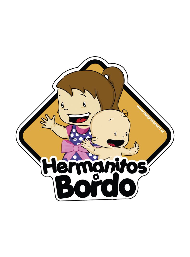 Bebe a Bordo Hermana Mayor Niño-0