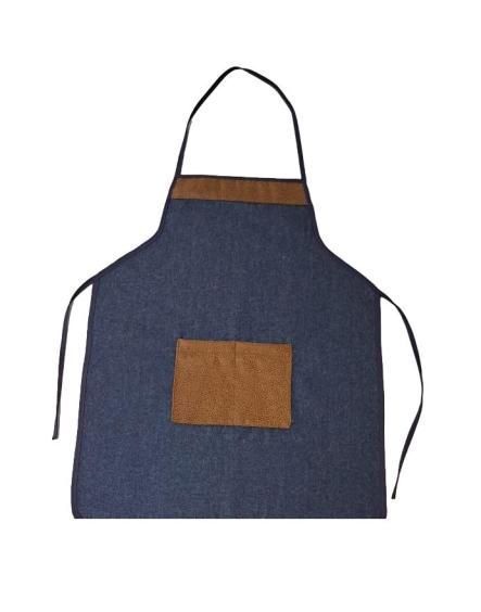 Pechera Infantil Mezclilla Apli Cuerina  -0