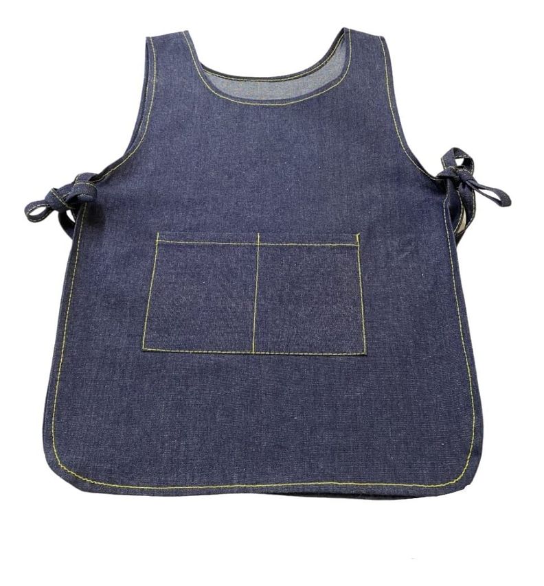 Pechera Mezclilla Infantil Unisex-0