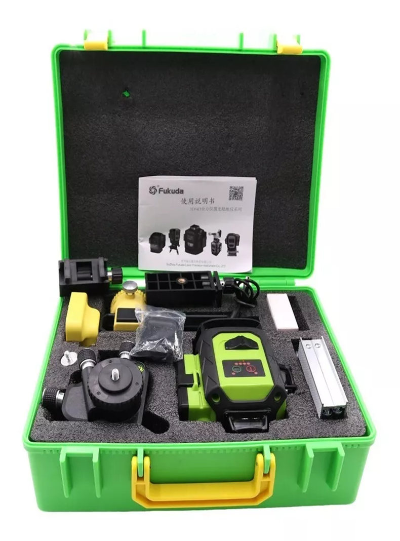 Nivel laser profesional De 16 líneas 4D Verde FUKUDA modelo MW94D-4GX -3