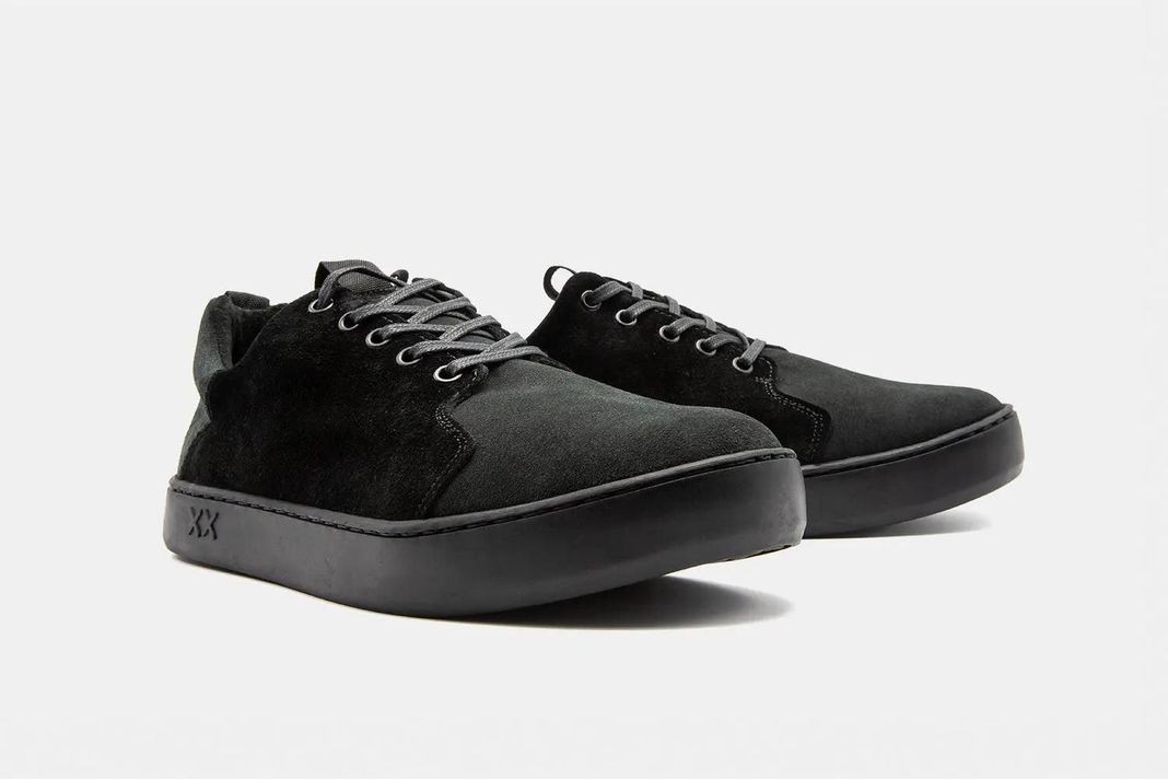 Zapatilla Hombre de Cuero Monkey Grafito Nw Bestias-3