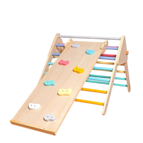 Centro de actividades didácticas y motoras Pikler. Juego de escaleras.-4