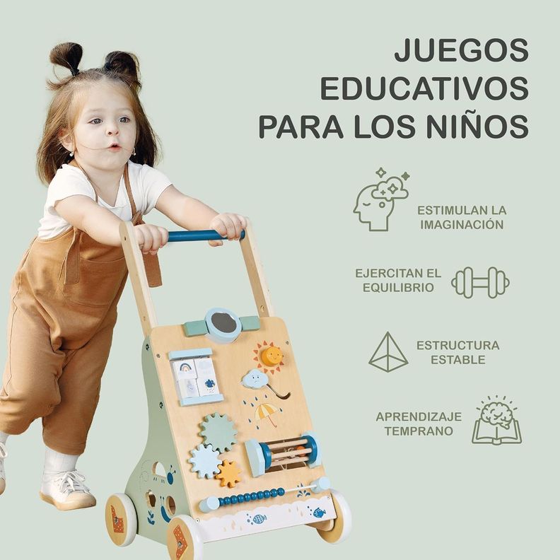 Caminador aprendo a caminar. Correpasillos  bebe. Herramientas y Nube-1