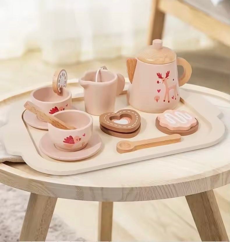 Juego De Té En Madera Para Niños Montessori Froze cod10018-3