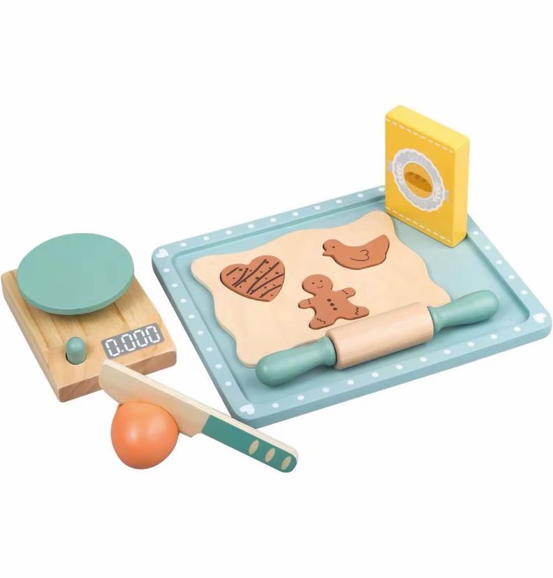 Set Para Hacer Galletas Con Niños Juguete Didáctico Madera Cod.10047-4