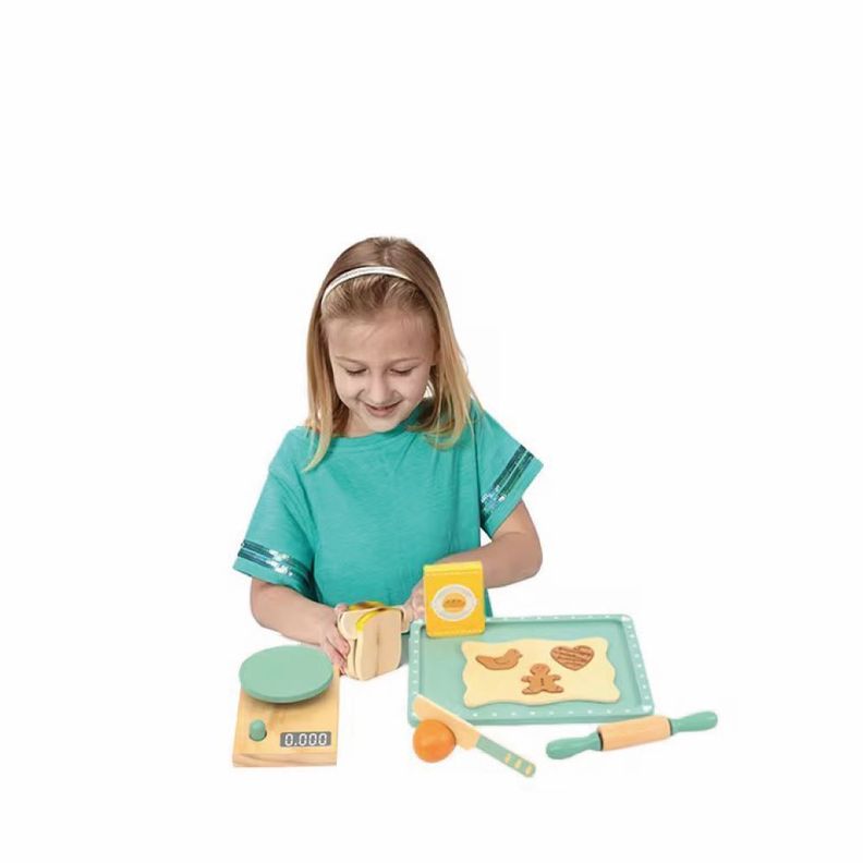 Set Para Hacer Galletas Con Niños Juguete Didáctico Madera Cod.10047-0