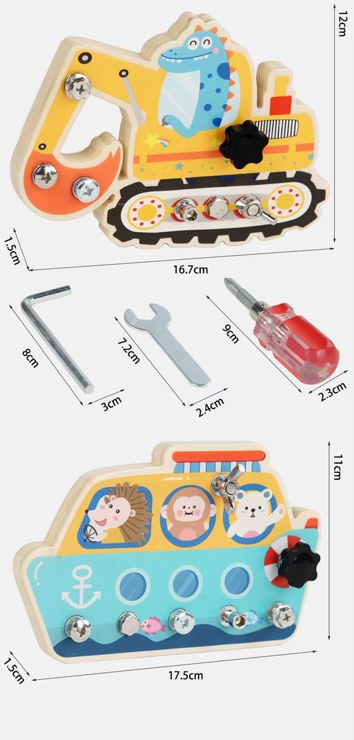 Juego De mini herramienta destornillador Niños Juguete Bote Cod.10035-1