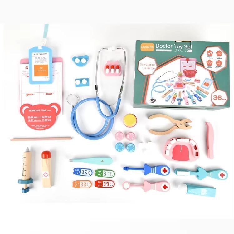 Juego De Oficio Doctor Dentista Frozen Madera Niños Cod10002-0