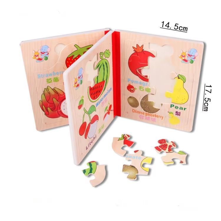 Libros Didácticos Rompecabezas De Madera Pack 2 Abecedario Cod.10036-4