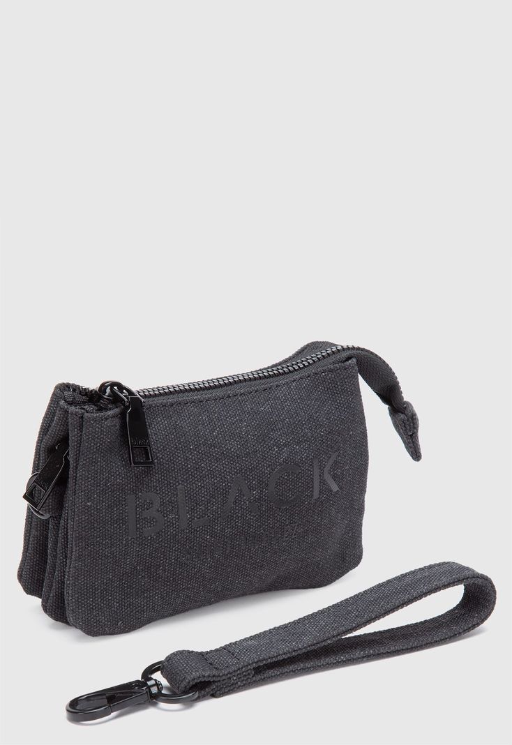 Billetera Canvas Black Black Bubba-1