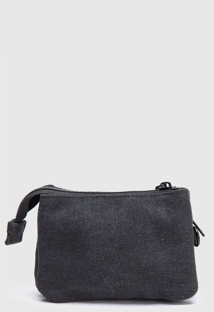 Billetera Canvas Black Black Bubba-3