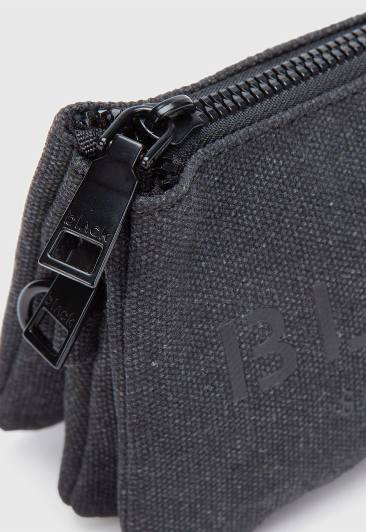 Billetera Canvas Black Black Bubba-4