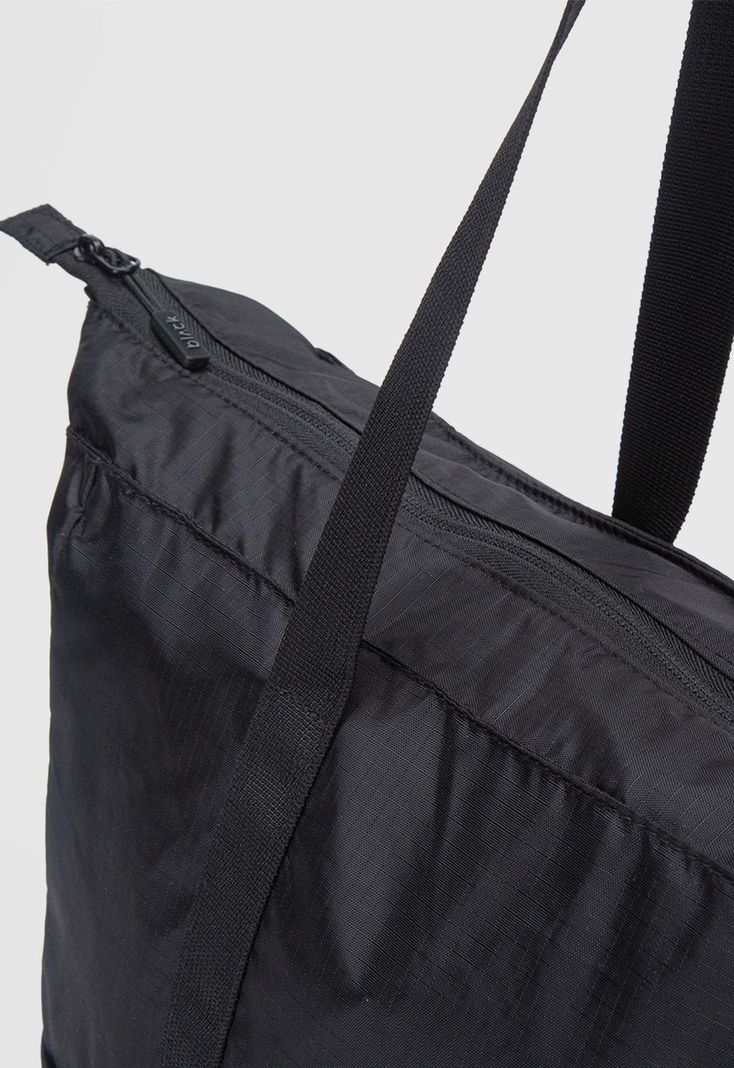Tote Plegable Ripstop Black Black Bubba-4