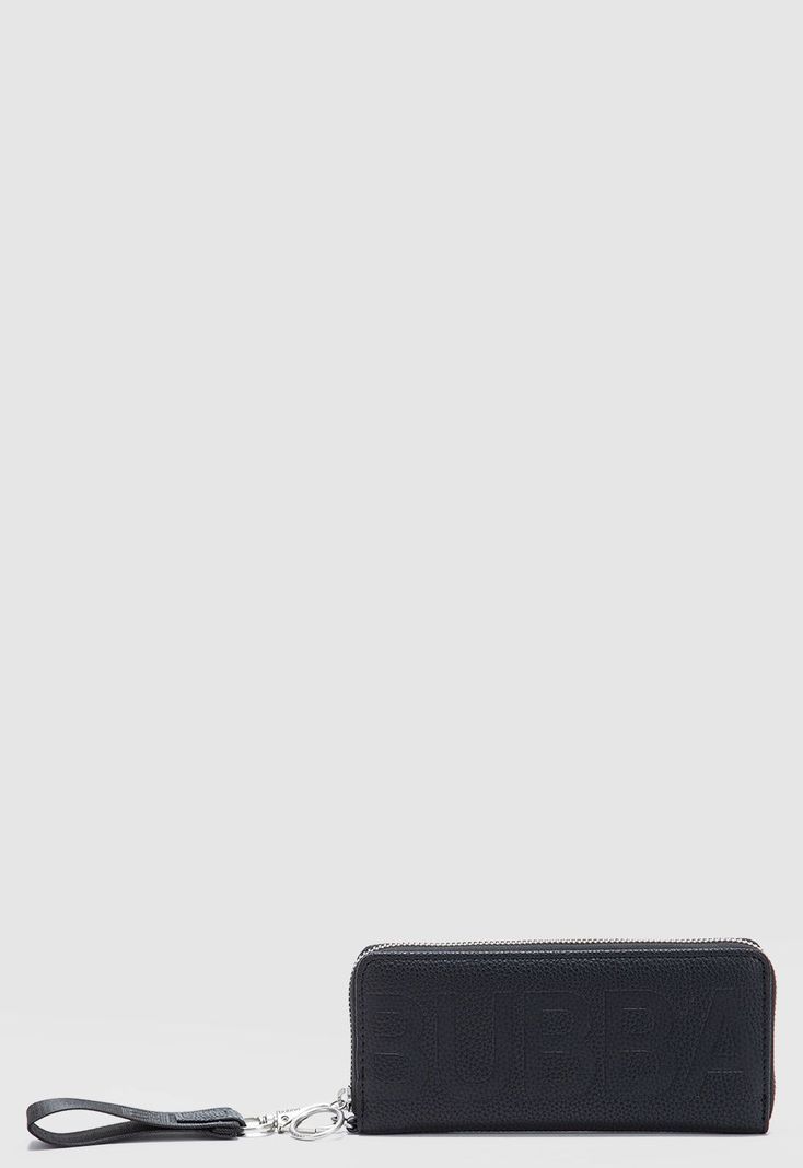 Billetera Crazy Pu Black L Bubba Essentials-0