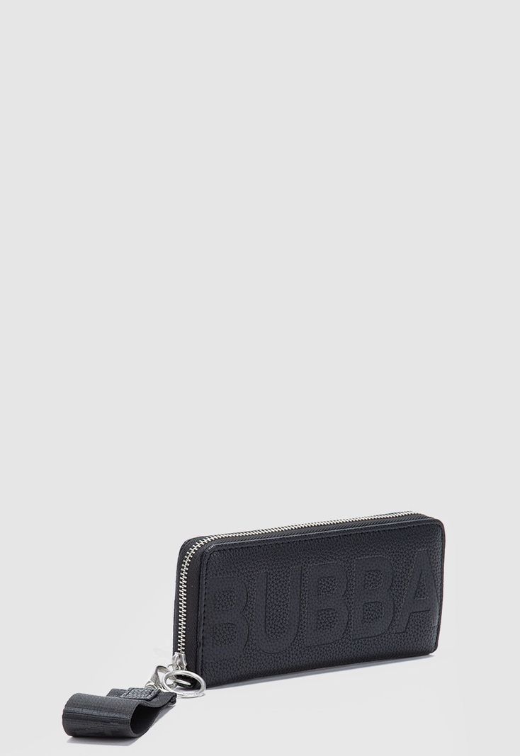 Billetera Crazy Pu Black L Bubba Essentials-1