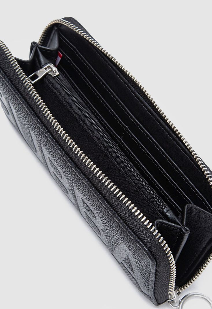 Billetera Crazy Pu Black L Bubba Essentials-3
