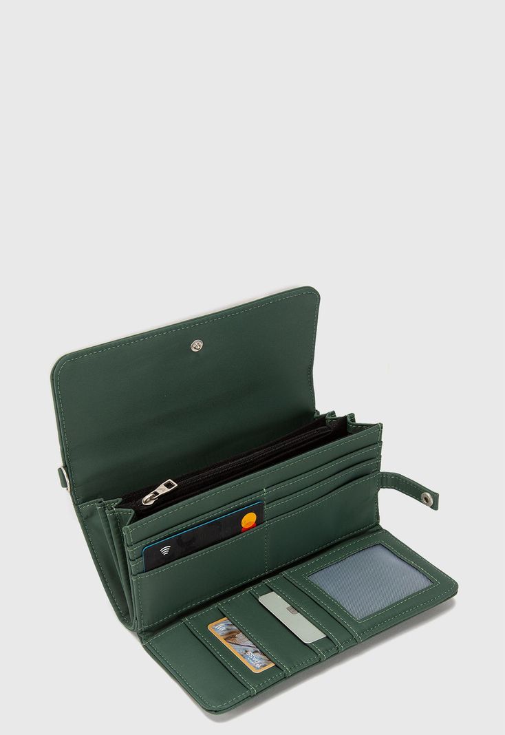 Billetera Charlotte Duo Green Bubba Essentials-6