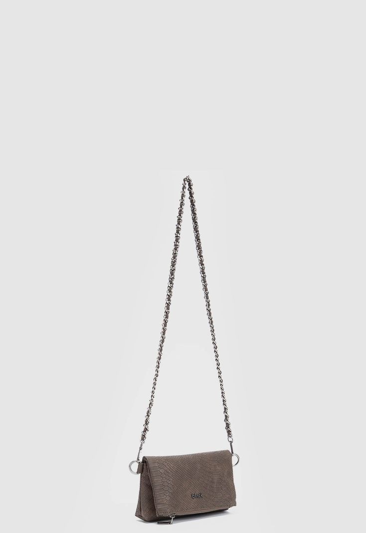 Cartera Snake Moka Mini Black Bubba-1