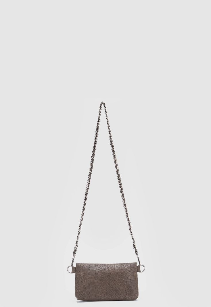 Cartera Snake Moka Mini Black Bubba-2