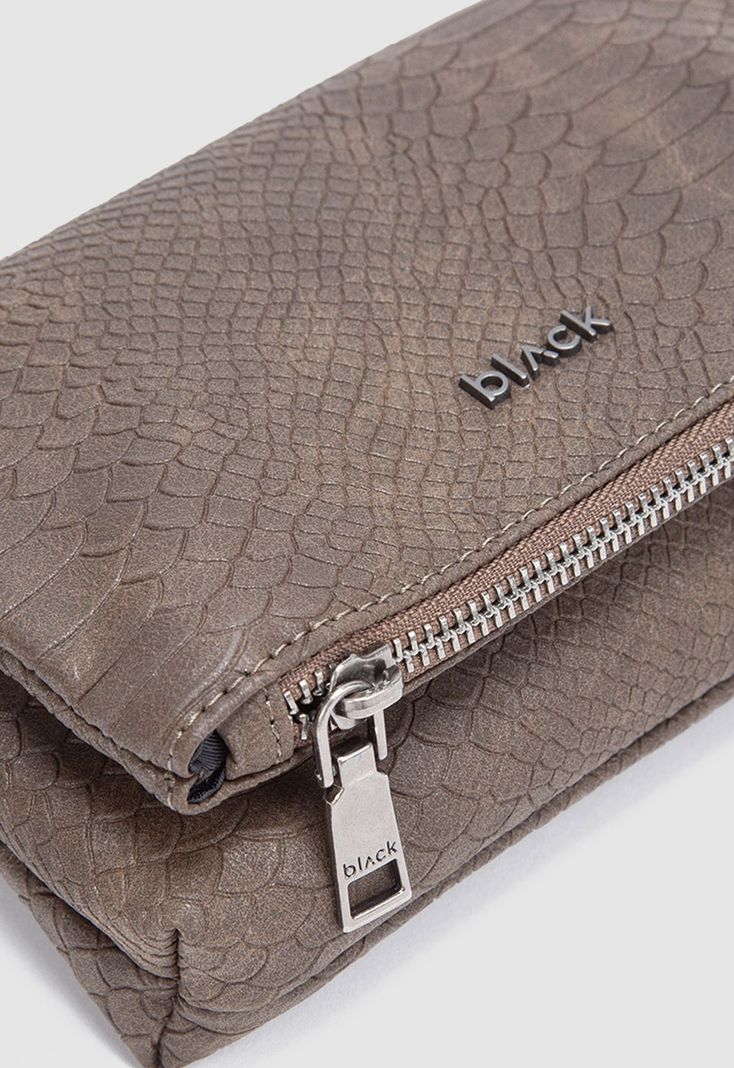 Cartera Snake Moka Mini Black Bubba-5